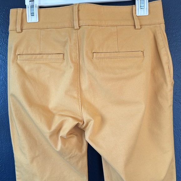 Loft size 2 Yellow cropped chinos with detailing - Picture 8 of 9